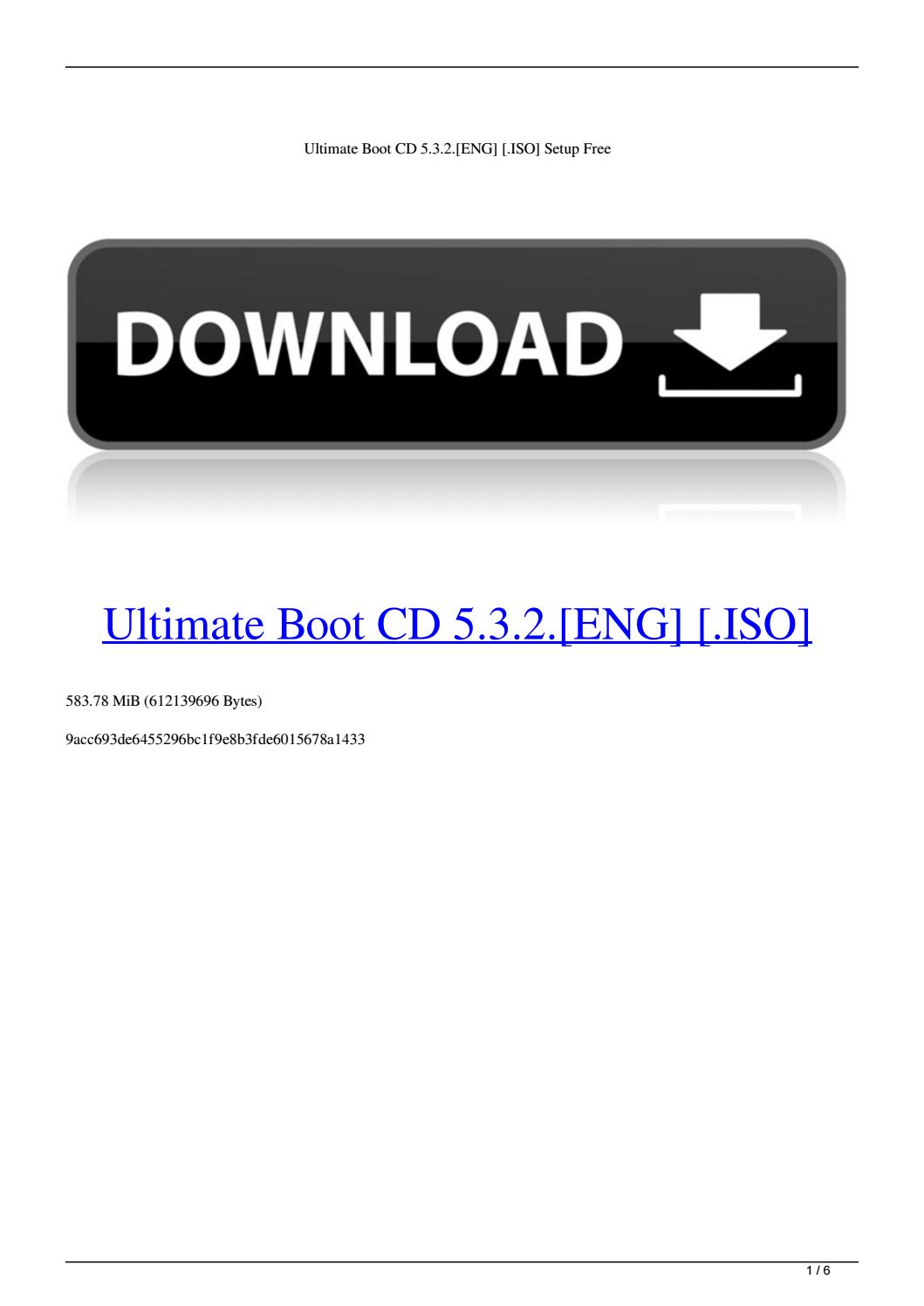 download ultimate bootcd